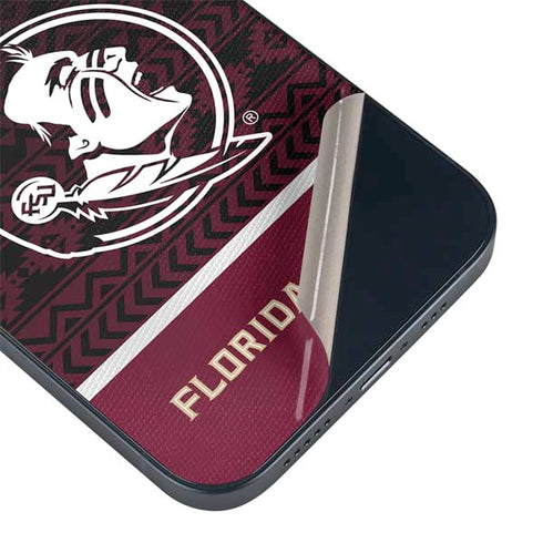 Florida State University Pattern Jersey iPhone 13 Skin